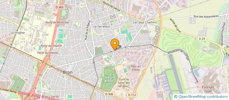 localisation de l'entreprise SARL FAURE C.  BRON