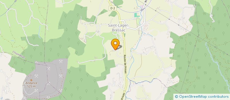 localisation de l'entreprise SARL FAURE DIDIER à SAINT-LAGER-BRESSAC