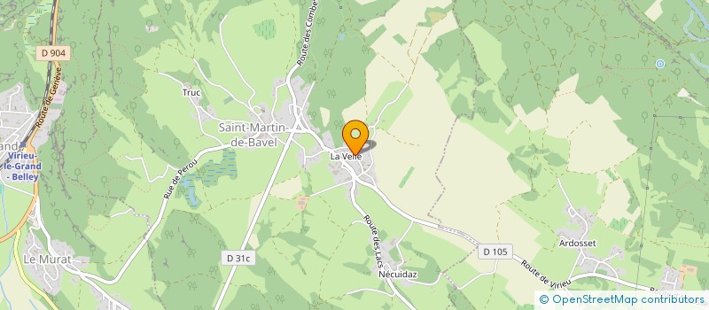 localisation de l'entreprise SARL FAURE GIRERD ET REY à SAINT-MARTIN-DE-BAVEL
