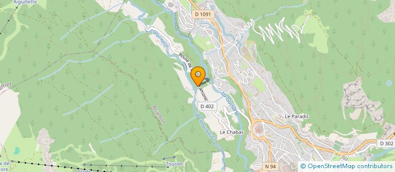 localisation de l'entreprise SARL FAURE VINCENT ANDRE-PIERRE à BRIANCON