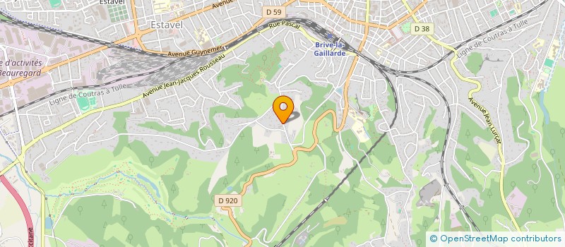 localisation de l'entreprise SARL FAURIE  BRIVE-LA-GAILLARDE