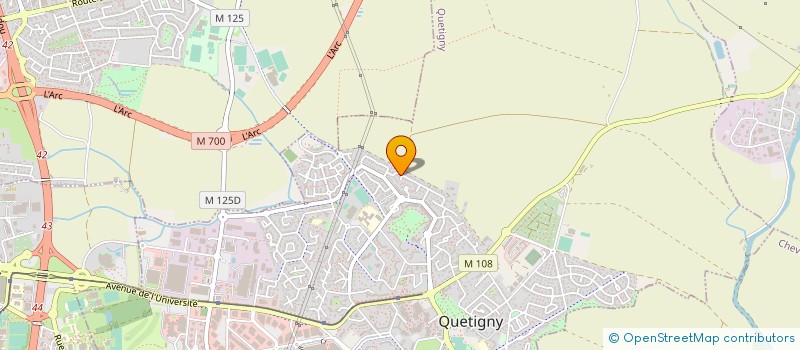 localisation de l'entreprise SARL FAUVETTE à QUETIGNY