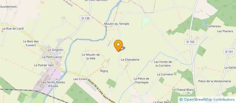 localisation de l'entreprise SARL FAVRE ET FILS  DESCARTES