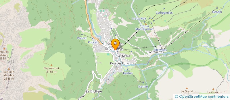 localisation de l'entreprise SARL FAVRE SPORTS à PRALOGNAN-LA-VANOISE