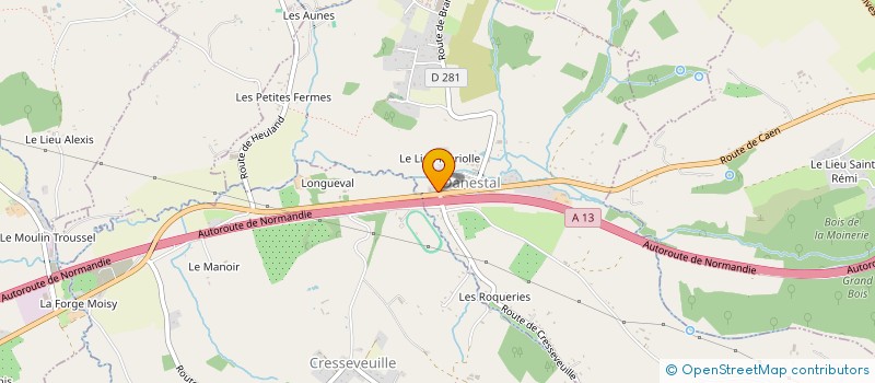 localisation de l'entreprise SARL FAVREL / SEMELAGNE  DANESTAL