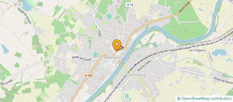 localisation de l'entreprise SARL FAYS-LEROY  RABASTENS