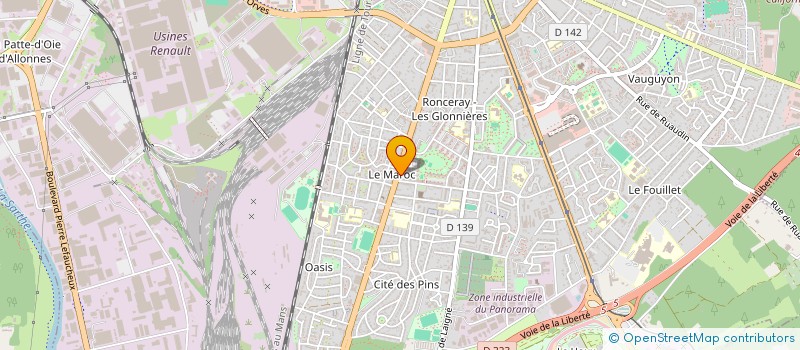 localisation de l'entreprise SARL FBP à LE MANS