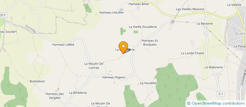 localisation de l'entreprise SARL FBTP  RAUVILLE-LA-BIGOT