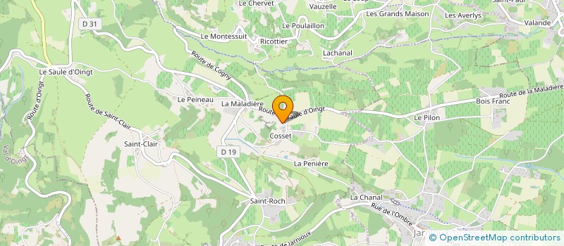 localisation de l'entreprise SARL FC2A  VILLE-SUR-JARNIOUX