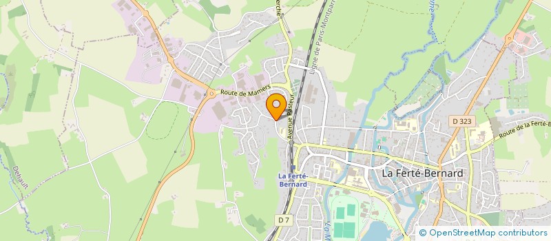 localisation de l'entreprise SARL FCA  LA FERTE-BERNARD