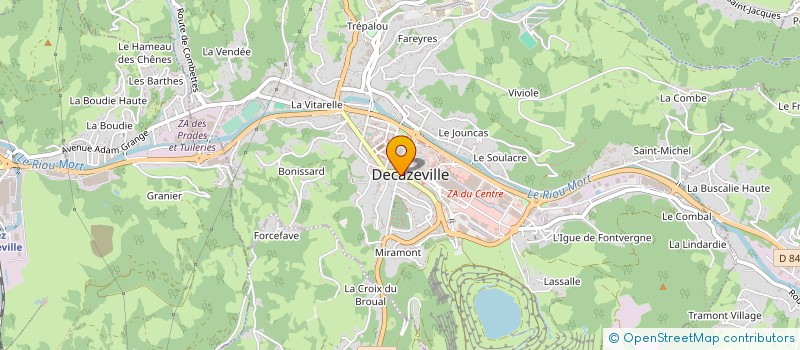 localisation de l'entreprise SARL FCF à DECAZEVILLE