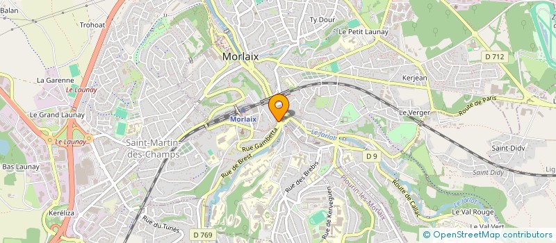 localisation de l'entreprise SARL FCG à MORLAIX