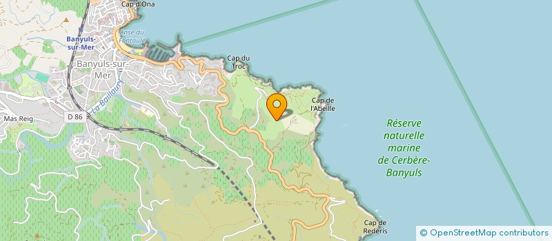 localisation de l'entreprise SARL FCPE LOISIRS  BANYULS-SUR-MER