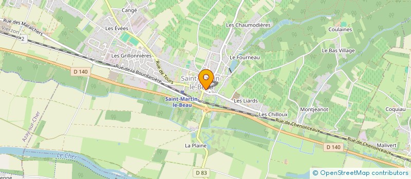 localisation de l'entreprise SARL FD TOPO PLANS à ATHEE-SUR-CHER