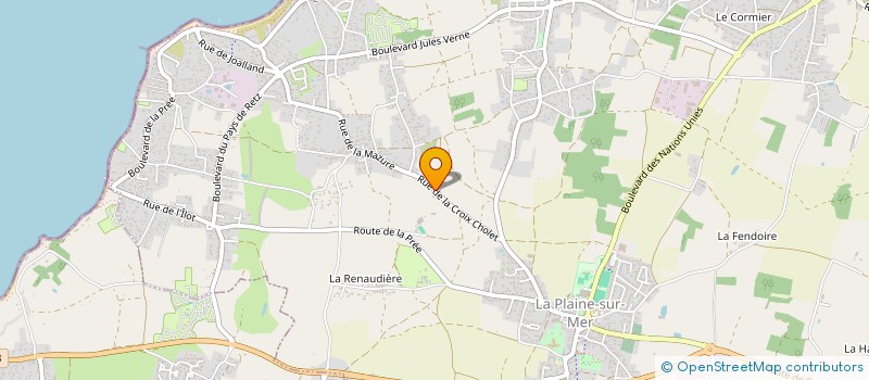 localisation de l'entreprise SARL FDC IMMO à LA PLAINE-SUR-MER