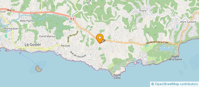 localisation de l'entreprise SARL FDF LAB FWI  LE GOSIER