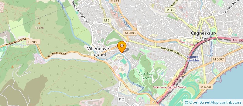 localisation de l'entreprise SARL FEELING à VILLENEUVE-LOUBET