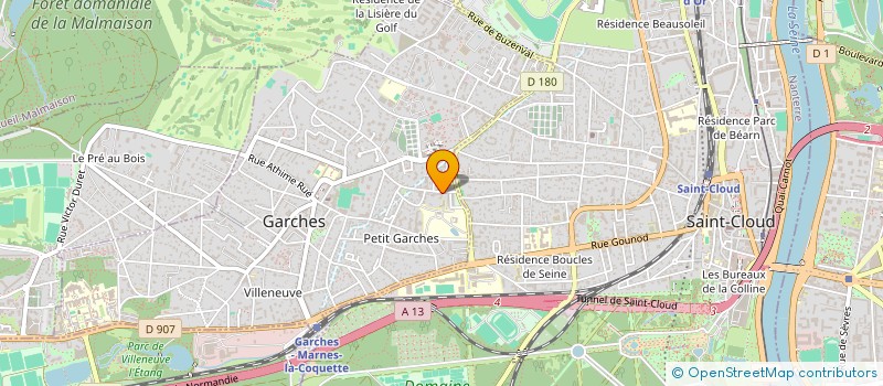 localisation de l'entreprise SARL FEMISPORT à GARCHES