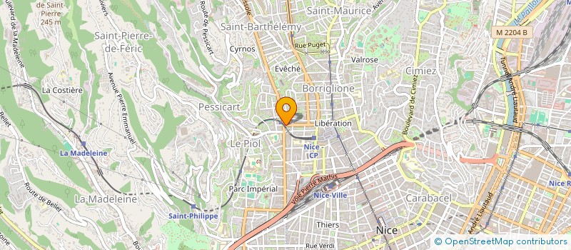 localisation de l'entreprise SARL FEMMISSIMO à NICE