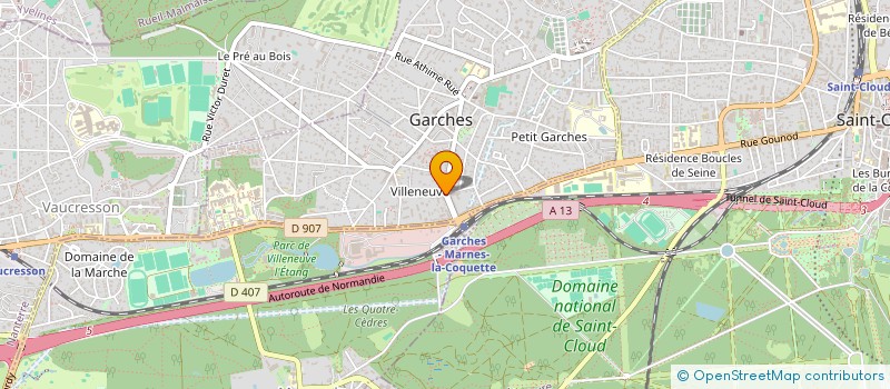 localisation de l'entreprise SARL FENETRES CONSULTING à GARCHES