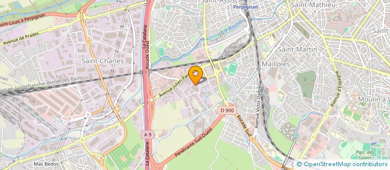 localisation de l'entreprise SARL FER NEUF METALLERIE à PERPIGNAN