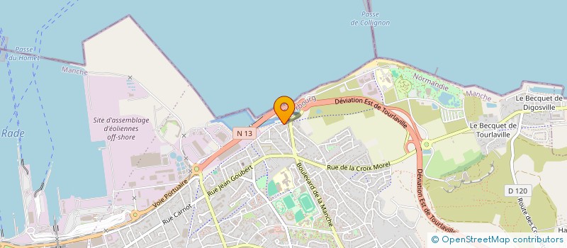 localisation de l'entreprise SARL FEREY  CHERBOURG-EN-COTENTIN