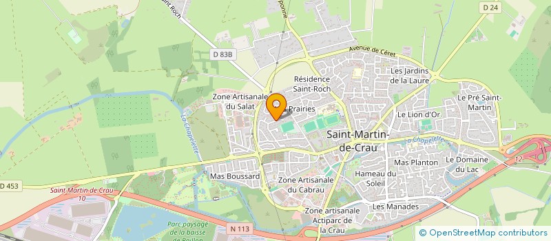 localisation de l'entreprise SARL FERGAL à SAINT-MARTIN-DE-CRAU