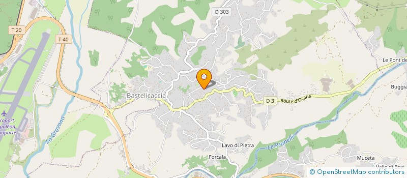 localisation de l'entreprise SARL FERI CONSTRUCTION à BASTELICACCIA
