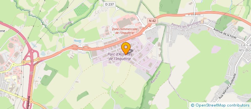 localisation de l'entreprise SARL FERM'OPALE à SAINT-MARTIN-BOULOGNE