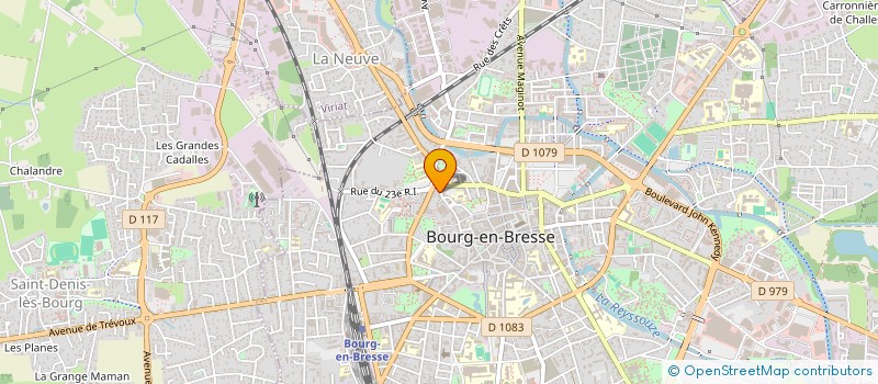 localisation de l'entreprise SARL FERMAT à BOURG-EN-BRESSE