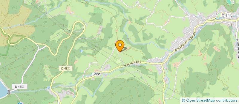 localisation de l'entreprise SARL FERME AUBERGE CHEVREMONT  ORBEY