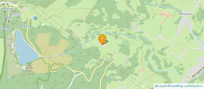 localisation de l'entreprise SARL FERME AUBERGE DU PRE BRACOT  ORBEY