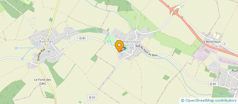 localisation de l'entreprise SARL FERME BRASSERIE DU VEXIN  THEMERICOURT