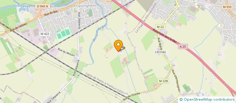 localisation de l'entreprise SARL FERME DE LA LEIE à ERQUINGHEM-LYS
