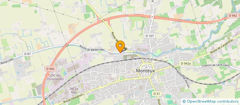 localisation de l'entreprise SARL FERME DE NOGARET  MONTEUX