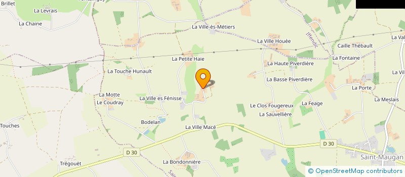 localisation de l'entreprise SARL FERME DU CLOS BLANDEL  SAINT-MAUGAN