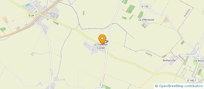 localisation de l'entreprise SARL FERME DU COLOMBIER à DIGNY
