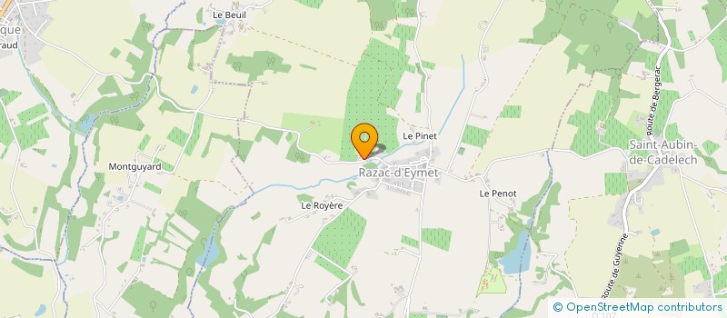 localisation de l'entreprise SARL FERME GROSSOLEIL & CO à RAZAC-D'EYMET