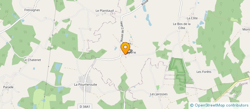 localisation de l'entreprise SARL FERME LACOUR DE BAYERIE à SAINT-LAURENT-SUR-GORRE