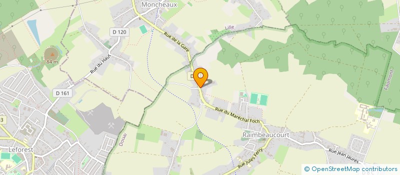 localisation de l'entreprise SARL FERME MORTREUX à RAIMBEAUCOURT
