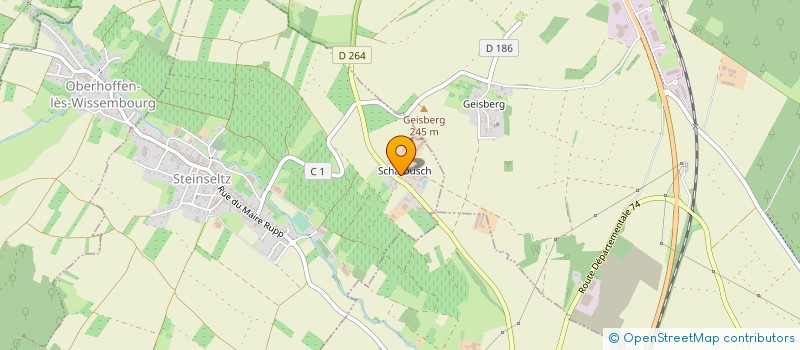 localisation de l'entreprise SARL FERME SCHAFBUSCH à STEINSELTZ