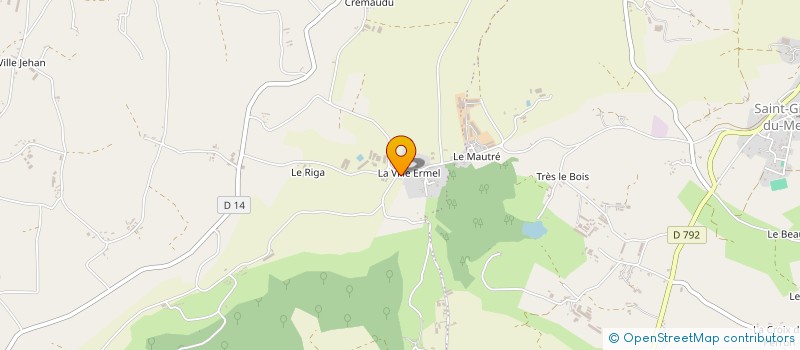 localisation de l'entreprise SARL FERMEL à LE MENE