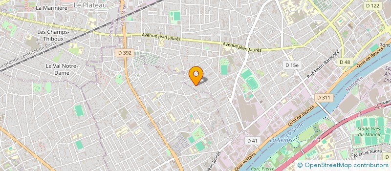 localisation de l'entreprise SARL FERNANDES  ARGENTEUIL