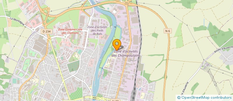 localisation de l'entreprise SARL FERNANDES à AUXERRE