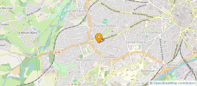 localisation de l'entreprise SARL FERNANDES à LIMOGES