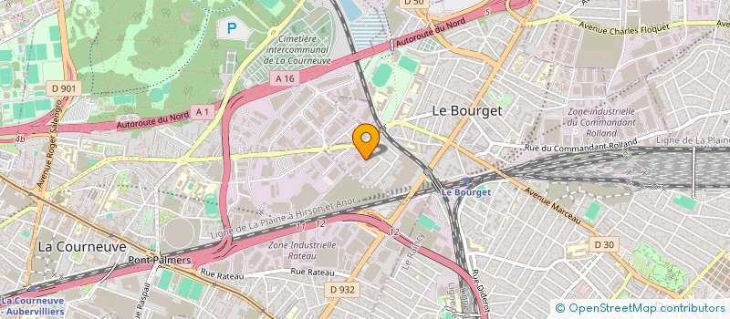 localisation de l'entreprise SARL FERNANDES ET MAURICIO à LE BOURGET