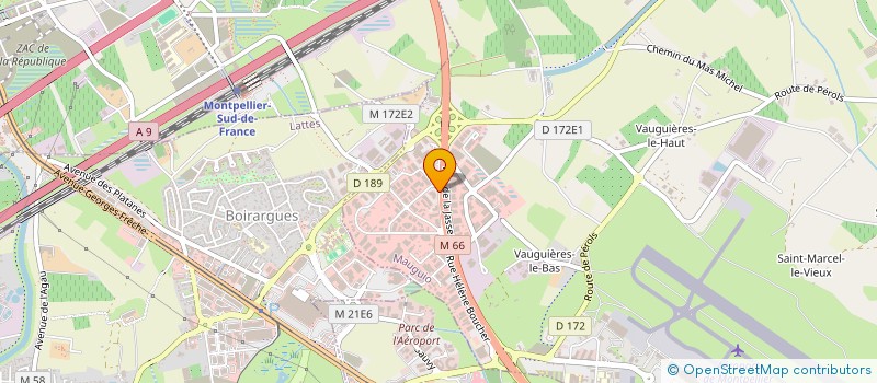 localisation de l'entreprise SARL FERNANDES MAISON PLEIN SUD 34  MAUGUIO