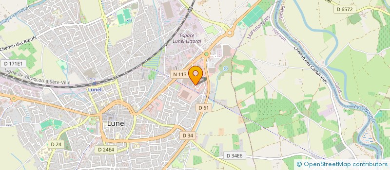localisation de l'entreprise SARL FERNANDEZ à LUNEL