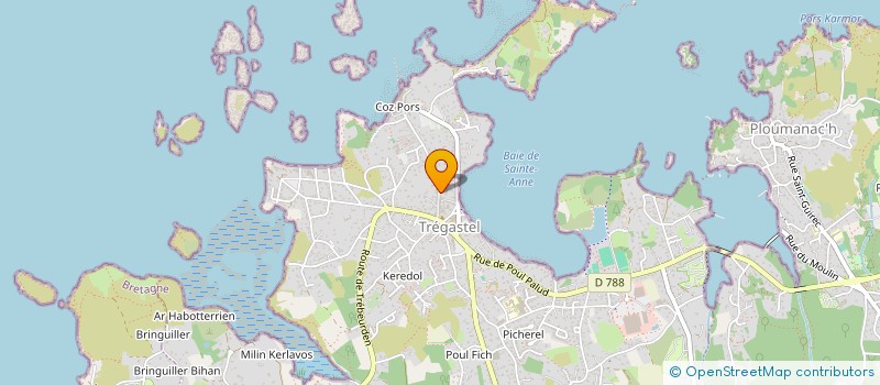 localisation de l'entreprise SARL FERNANDIE  TREGASTEL