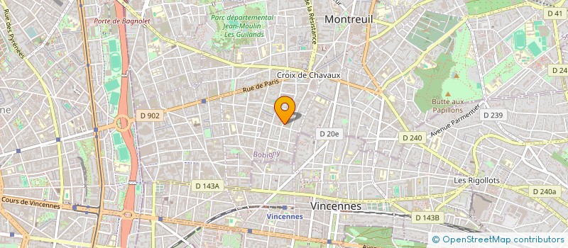 localisation de l'entreprise SARL FEROMETAL à MONTREUIL